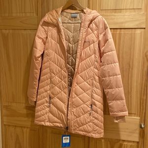 Columbia Heavenly Peach Cloud Sz. Sm Omniheat jacket. New with Tags!